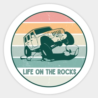 Life on the Rocks Sticker